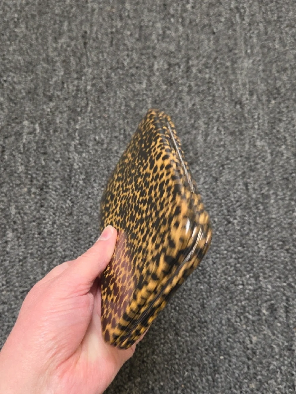 Source Unknown Leopard Print Phone Case - Black & Tan